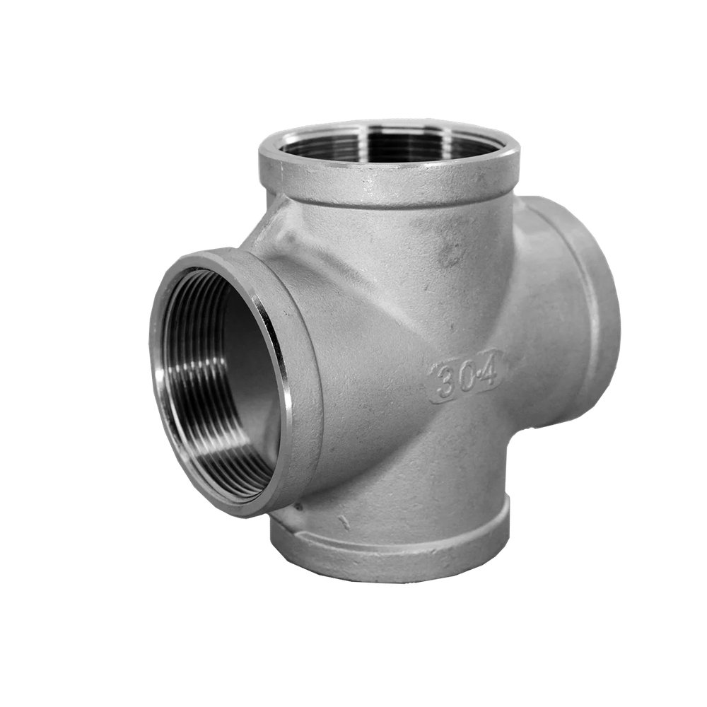 Крестовина нержавеющая Newkey, AISI304 DN20 (3/4")  (CF8)  PN16