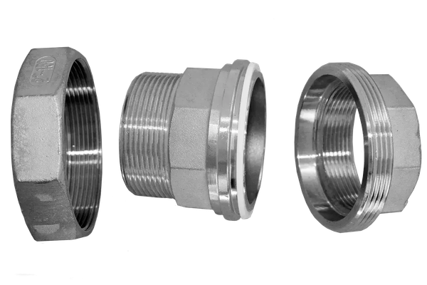 Американка нр/вр нержавеющая, AISI316 DN25 (1")  (CF8)  PTFE, PN16