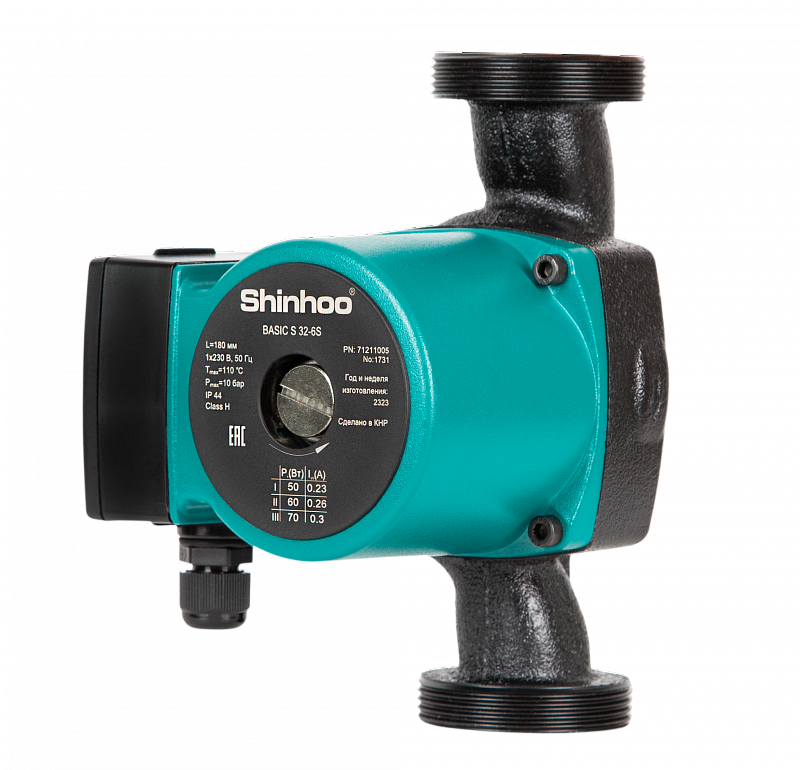 Насос циркуляционный SHINHOO BASIC S 32-8S 180 1x230V