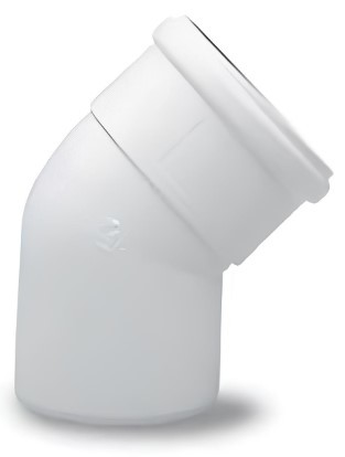 Колено Baxi ф80мм 45гр
