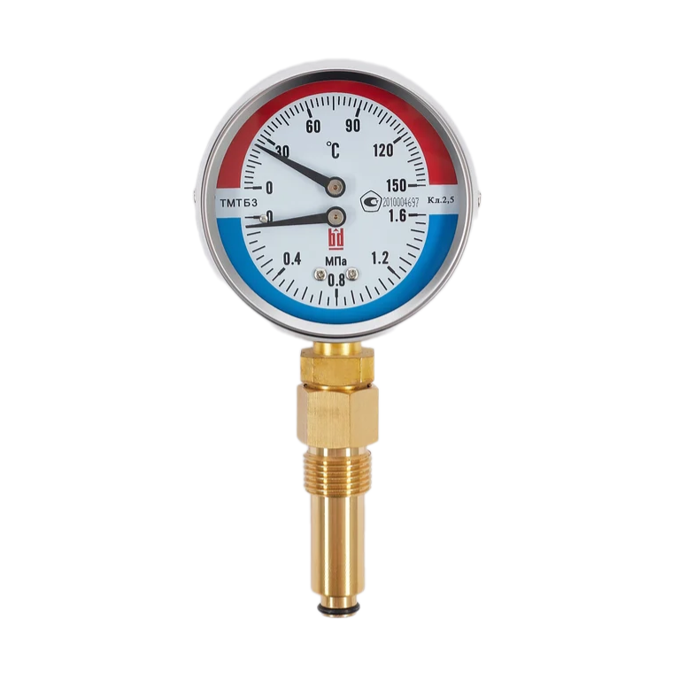 Термоманометр BD ТМТБ 31Р (0-150С) (0-1,6) �Па кл.2,5 G1/2