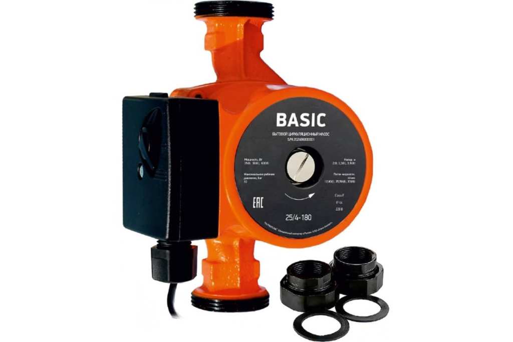 Насос циркуляционный PROFLINE Basic 32/6 -180 (гайки, кабель)