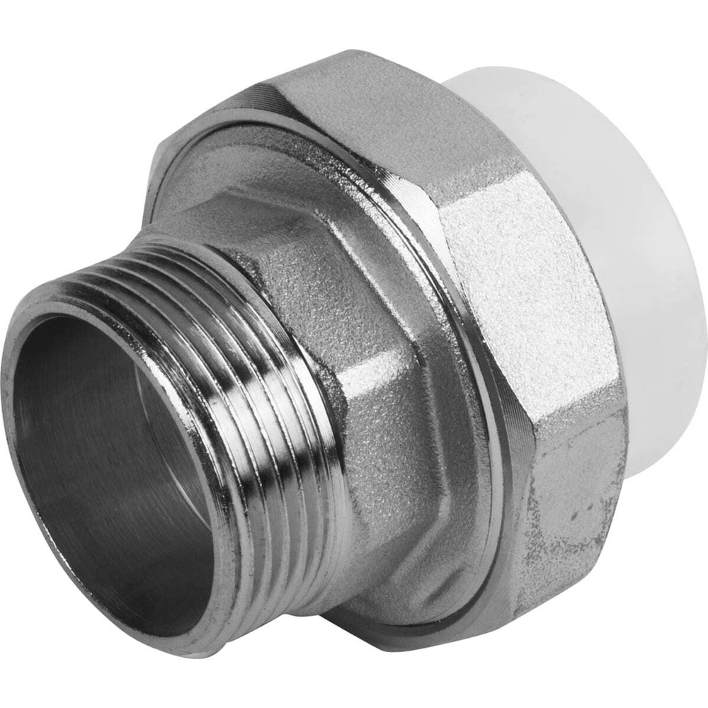 Американка Valfex Standard, 50-1 1/2", пайка-резьба, нар., PP-R, белый