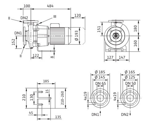 Насос Wilo BL 50/170-1,5/4