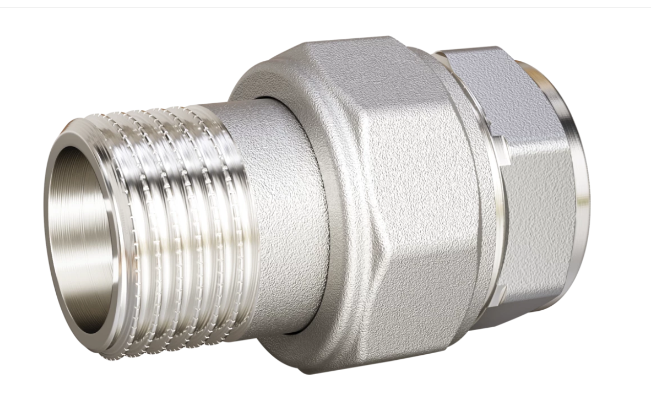 Сгон разъемный американка LD Pride DN25 (1") ВР/НР латунь никель