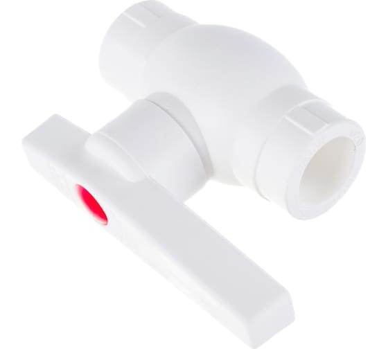 Кран шаровой Valfex PP-R бел Дн50 OPTIMA