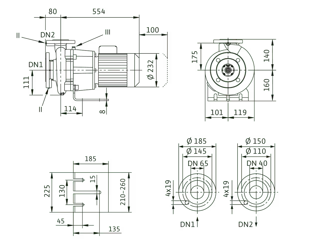 Насос Wilo BL 40/140-4/2