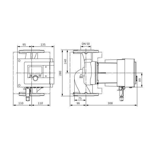 Насос Wilo Stratos MAXO 50/0,5-12 PN6/10