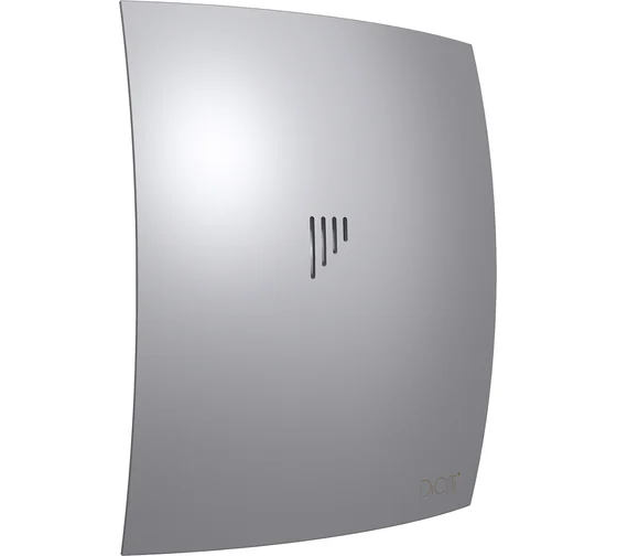 Вентилятор осевой вытяжной ЭРА.BREEZE 5C gray metal D125