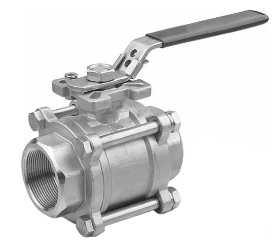 Кран шаровой 1" V3MH-316-PP-025-HT Camozzi
