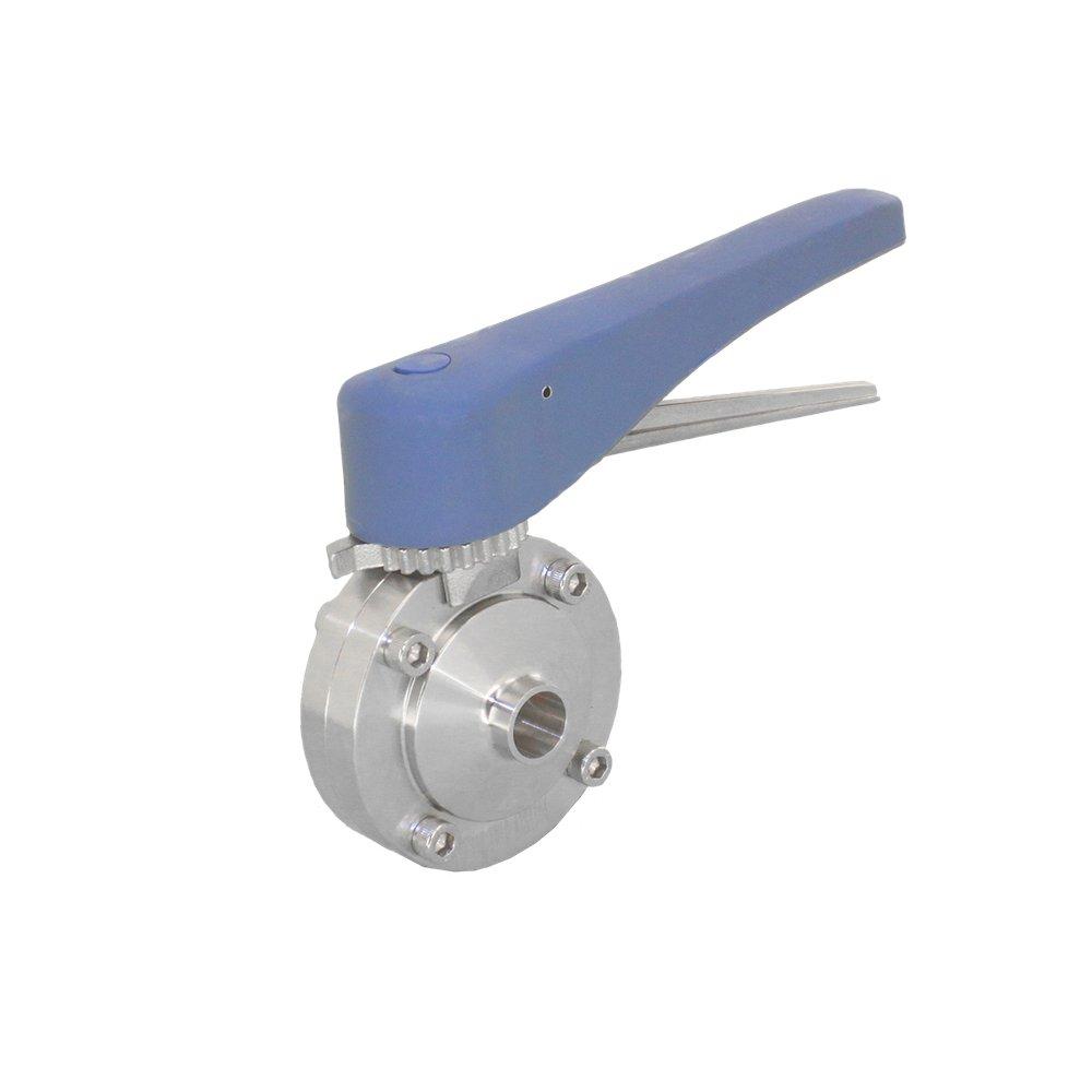 Затвор дисковый приварной нержавеющий Newkey, AISI304 DN65 (2_1/2")  (CF8)  PN10