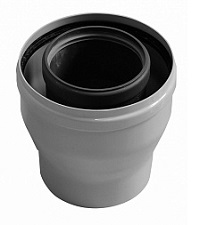 Коаксиальный переходник 80/125 – 60/100mm