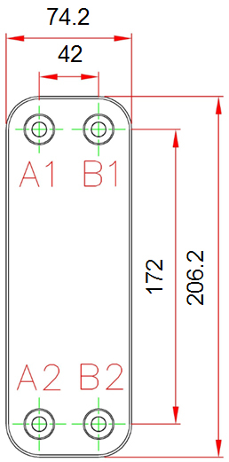 Пластинчатый теплообменник Каори F025-A30M-G4