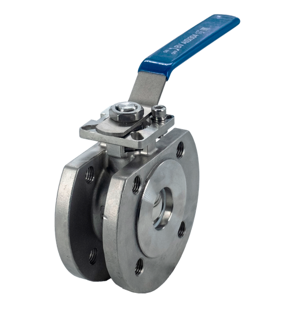 Шаровой кран Newkey межфланцевый нержавеющий (1PC)  AISI304 DN 150 (6")  (CF8)  PN16