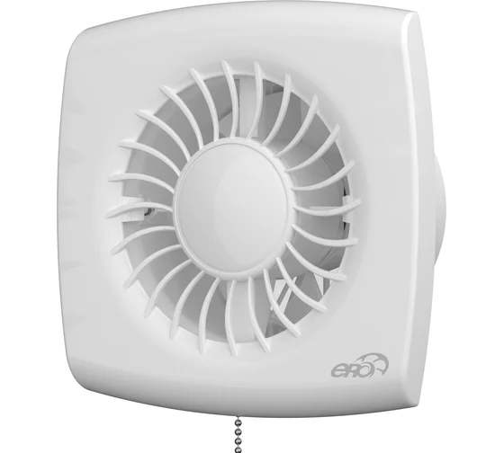 Вентилятор накладной ERA WIND D120 обр.клапан тяг.выкл.