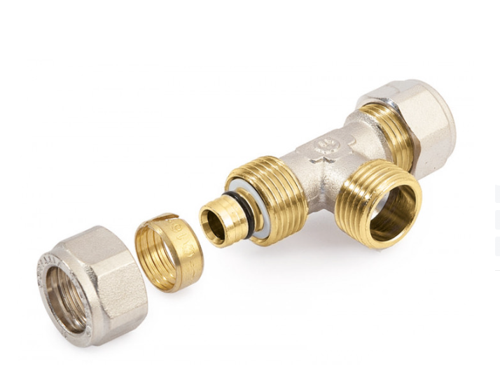 Тройник General Fittings 5300 16-1/2"-16 обжим-наружная