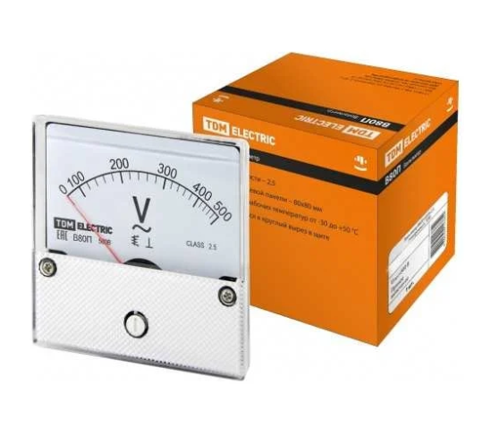 Вольтметр TDM В80П 600В-2,5, (поверенный)