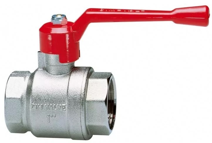 Кран шаровой Cimberio 14 1.1/2" серии Т14 полный проход PN32 BB рычаг