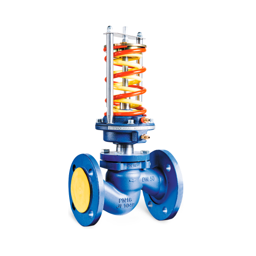 Регулятор давления Теплосила редукционный прямого действия после себя (высокотемпературный) RDT-PH-2.1-80-80-25