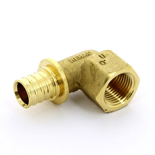 Угольник 20-1/2" General Fittings 3400 надв.гильза-резьба, вн., латунь