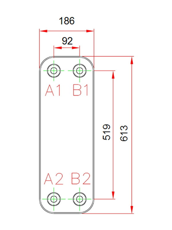 Пластинчатый теплообменник Каори К200H-28M-G16D