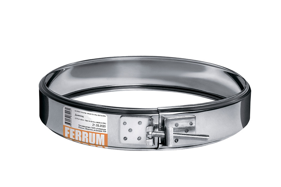 Хомут обжимной Ferrum (430/0,5 мм) Ф140