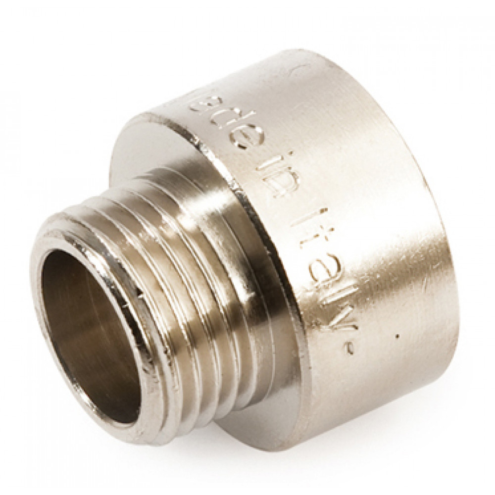 Переходник 1/4"-1/8", General Fittings 2600, резьба-резьба, вн.- нар., латунь никелированная