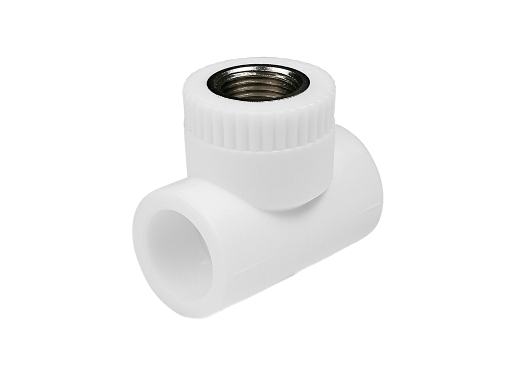 Тройник полипропиленовый комбинированный КОНТУР PP-R D25-3/4" в/р