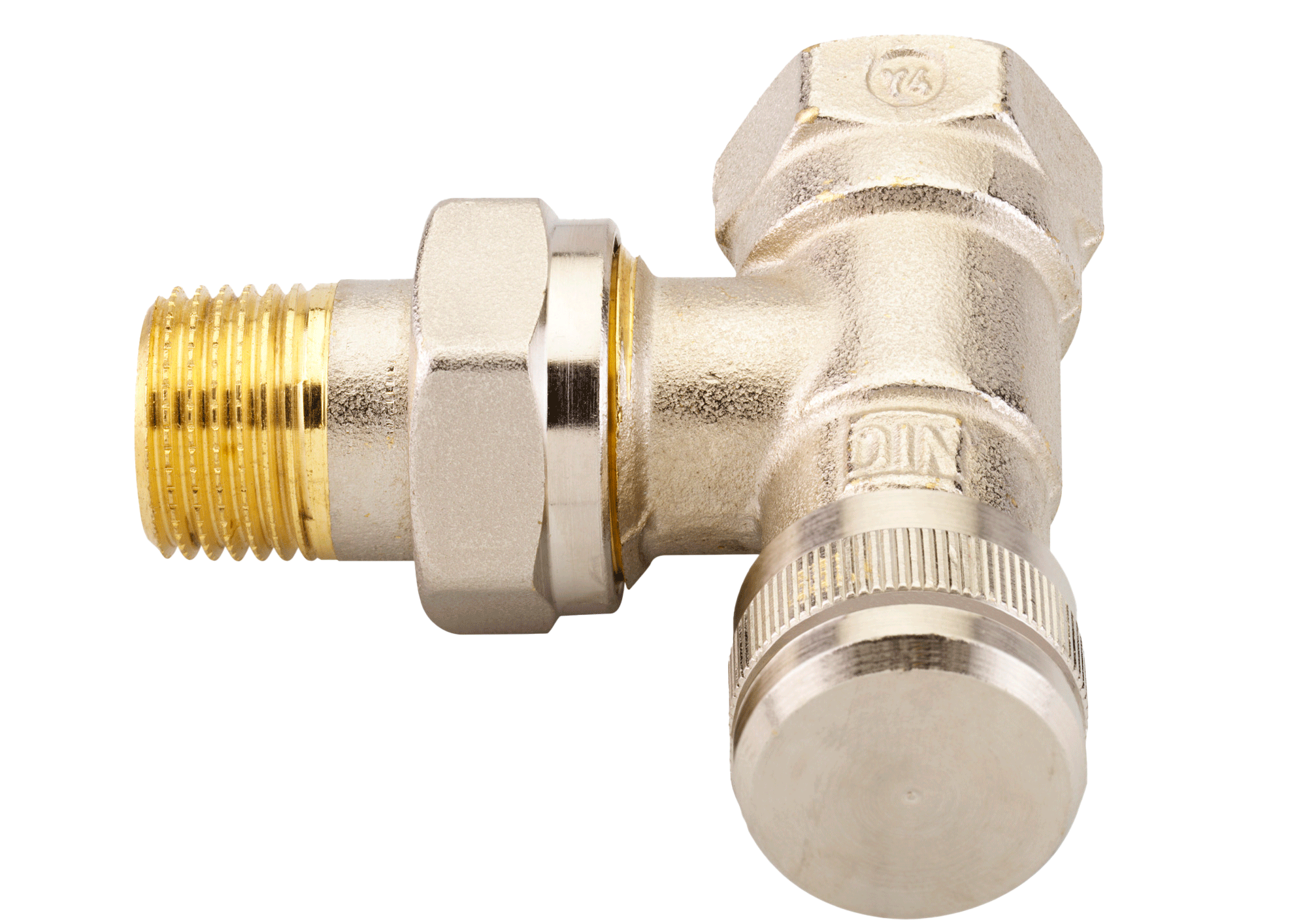 Клапан запорный Danfoss RLV Ду15 угловой