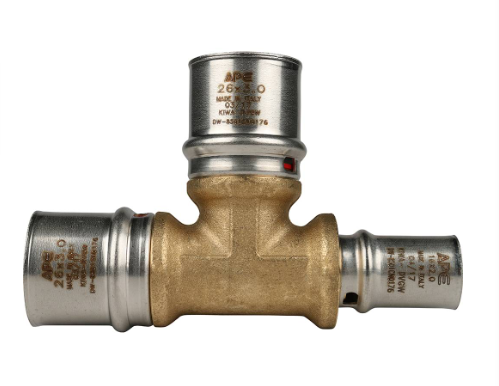 Тройник-пресс переходной, тип SFP-0005, Stout Ду26х26х16