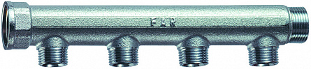 Коллектор FAR 1 1/4" с 4 отводами 1/2"