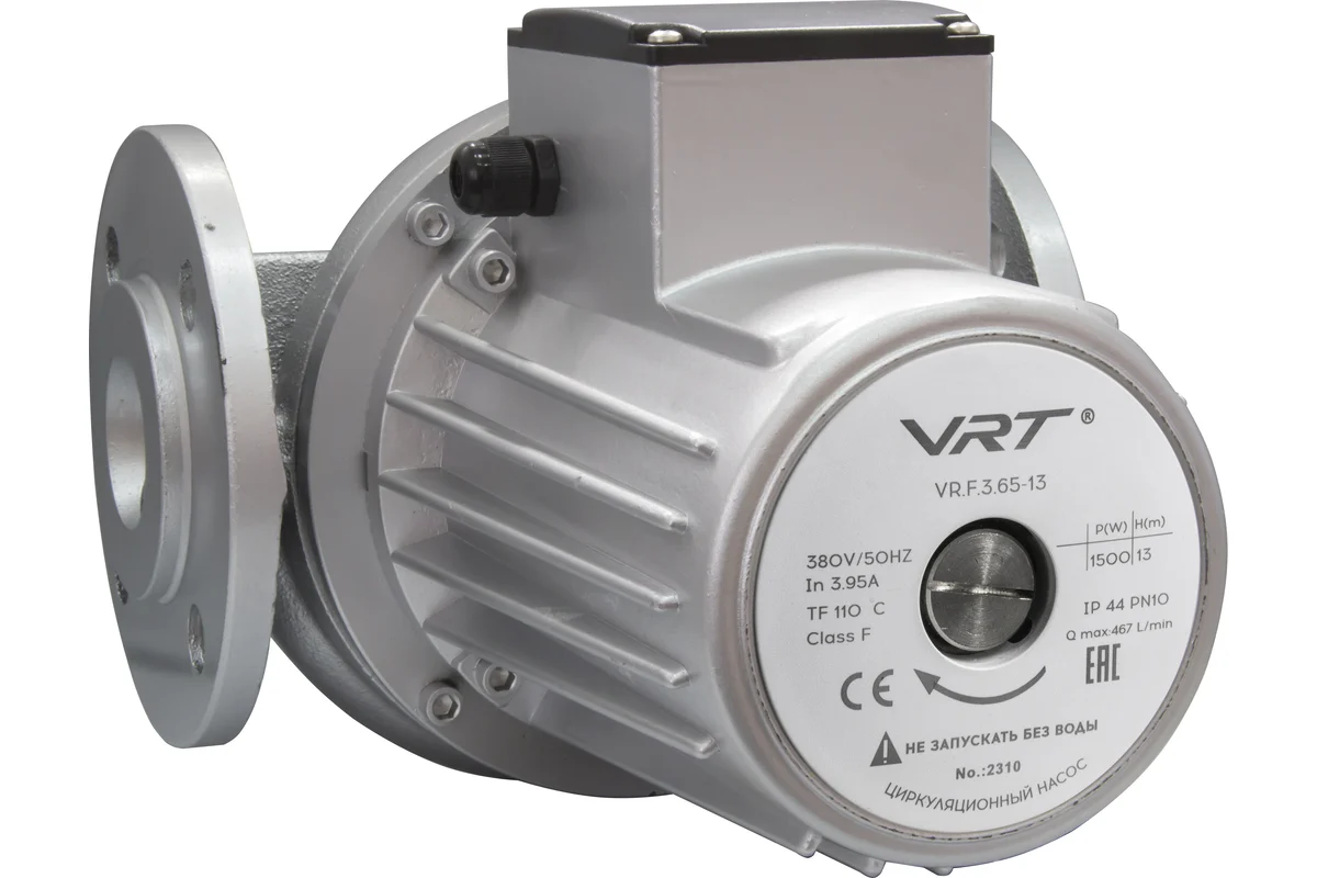 Насос циркуляционный VRT VR.F.3.65-13 380В, 1.5кВт
