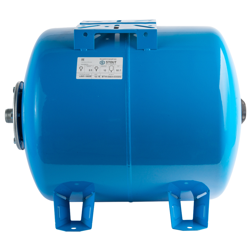 Бак для водоснабжения Reflex HW 80 л., PN10 DN 1" (25 мм) , горизонтальный