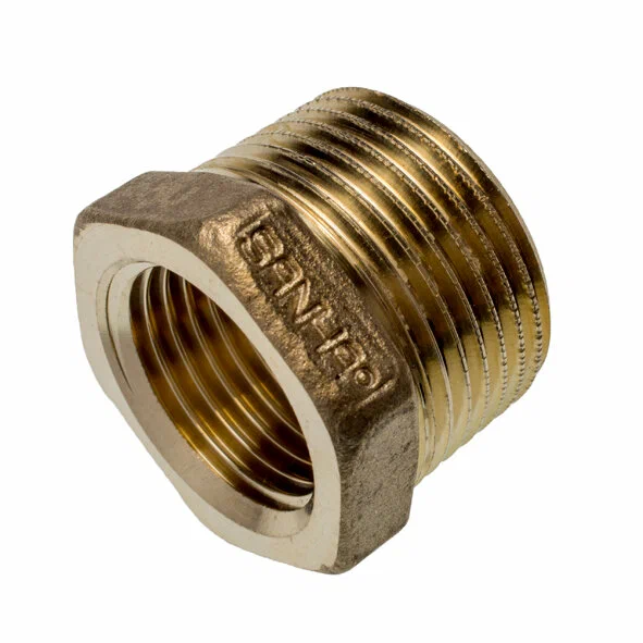 Футорка Sanha 3241 1/2"-1/4" резьба-резьба НР-ВР бронза
