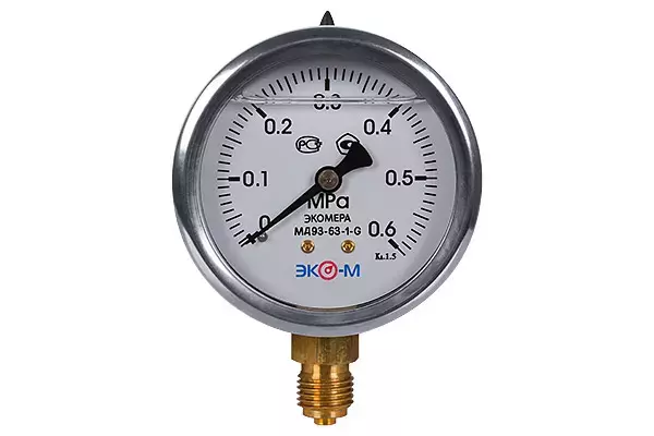 Манометр Экомера МД93 0-0,6МП� (0-6бар) �к63 G1/4"