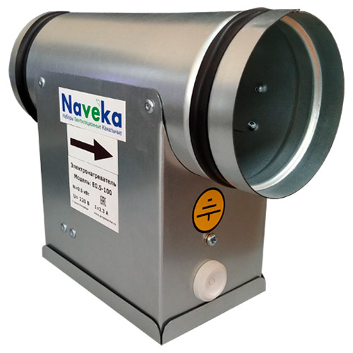 Воздухонагреватель электрический NAVEKA E 0,5-125 (220В, 2,3А)