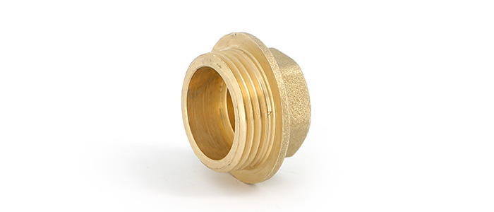Заглушка Н 1 1/2", латунная Uni-fitt