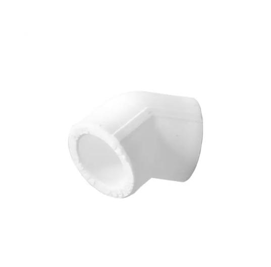Угольник PP-R белый Дн50х45гр PRO VALFEX 10107050-PRO