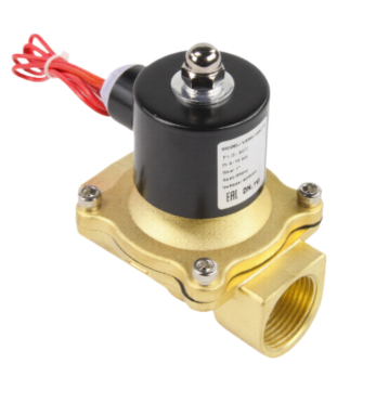 Клапан электромагнитный DN.ru VS100-VT-NC-24VDC 3/4" Ду20 Ру10 корпус - латунь, уплотнение - Viton, резьбовой, нормально-закрытый, прямого действия, катушка - 24В