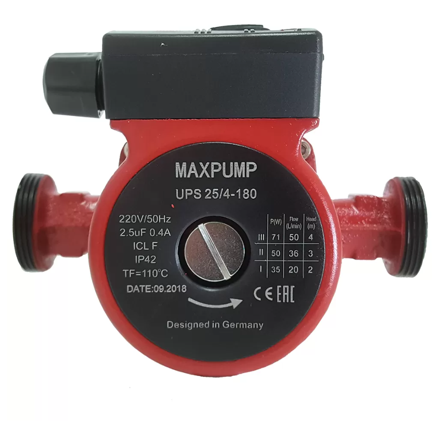 Циркуляционный насос MAXPUMP UPS 25/4-180