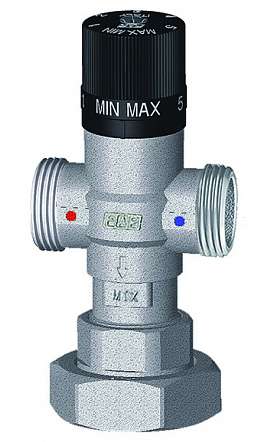 Термосмеситель FAR 1"НР с ответной гайкой 1 1/2"ВР