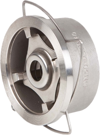 Клапан обратный тарельчатый GENEBRE 2415 06 DN025 PN40, корпус - CF8M, диск - CF8М, М/Ф