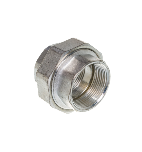 Сгон американка, прямой, ВВ, 1 1/2", 1 1/2", TIN латунь, уплотнение металл по металлу ELSEN