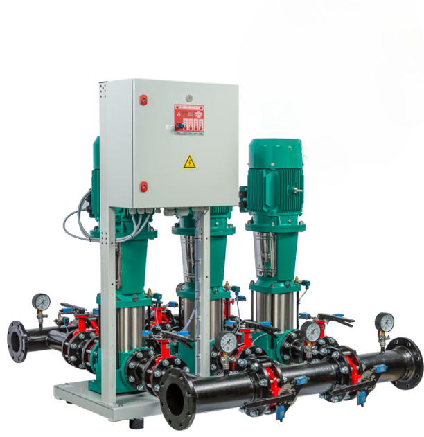 Насосная станция пожаротушения Wilo CO 4 MVL 814/SK-FFS-PN25-R-CS