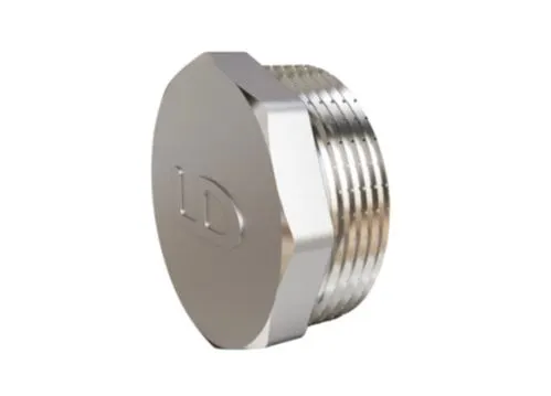 Пробка LD Pride DN32 (1 1/4") НР латунь никель