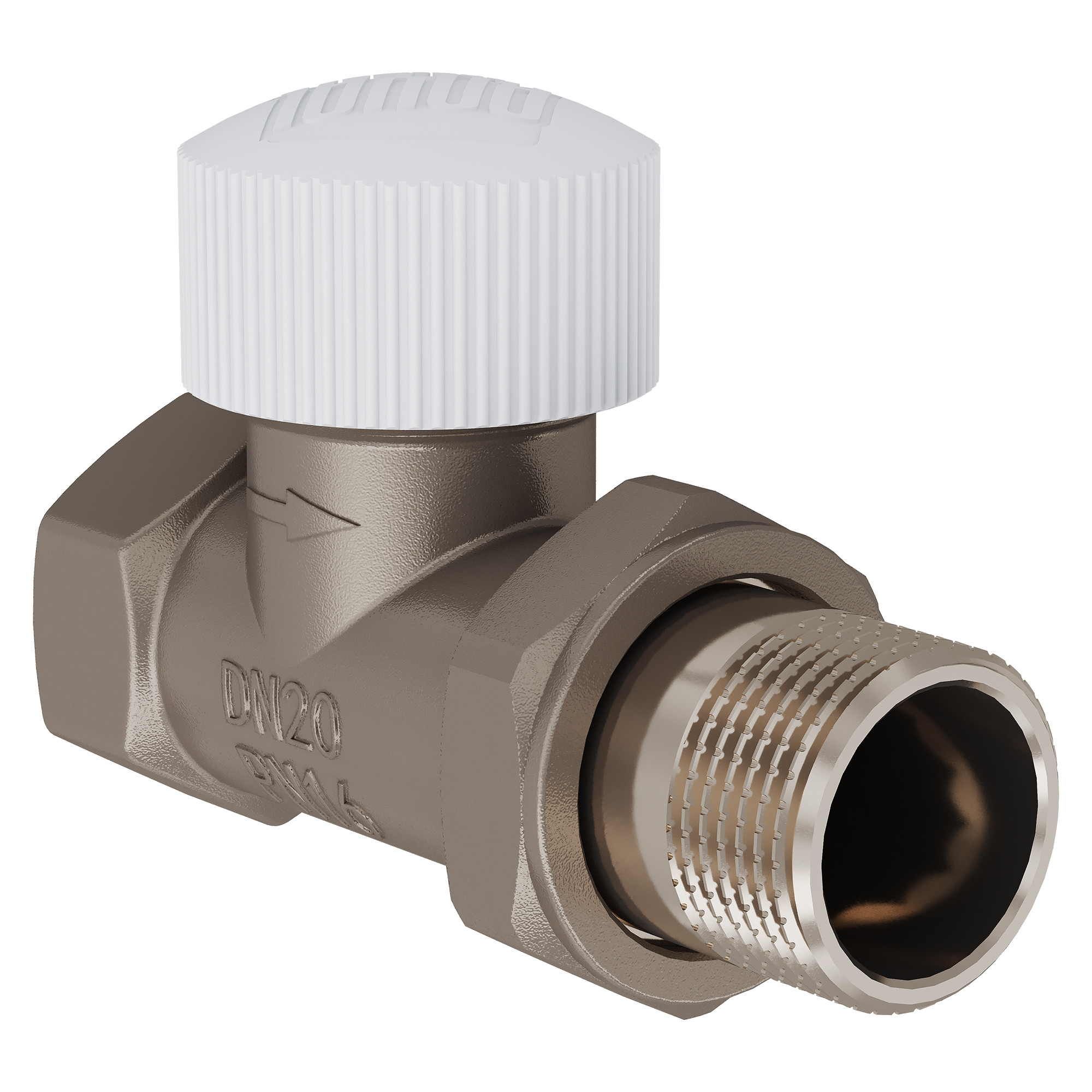 Клапан термостатический прямой Royal Thermo 3/4" М30х1,5