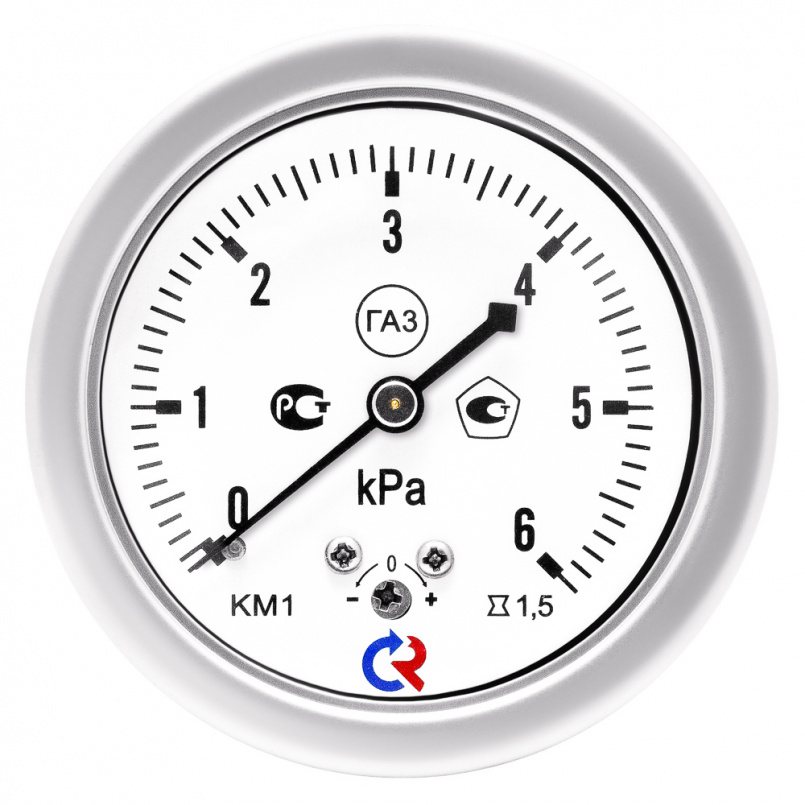 Манометр Росма КМ-12� (0-60kPa) 12x1,5.1,5