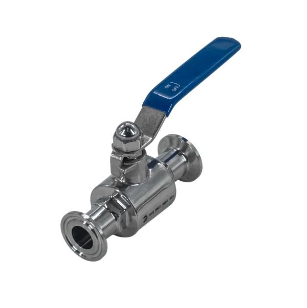 Кран шаровый Clamp DIN32676 нержавеющий, AISI304 DN20 (22мм)  (CF8)  PN8