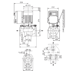 Насос Wilo IP-E 40/130-2,2/2