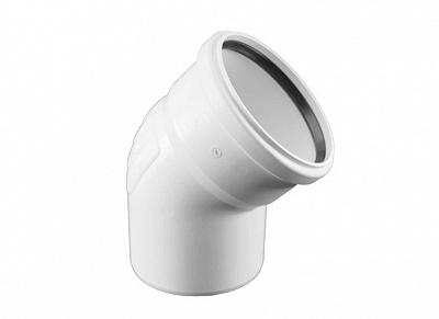 Отвод, 67°, 50, PP (полипропилен) Rehau